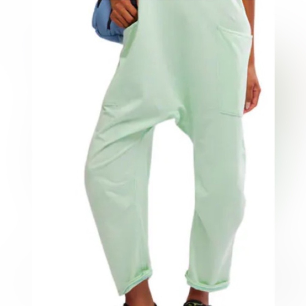 FREE PEOPLE ONESIE HOT SHOT in Pistachio NWT sz L - Picture 5 of 7